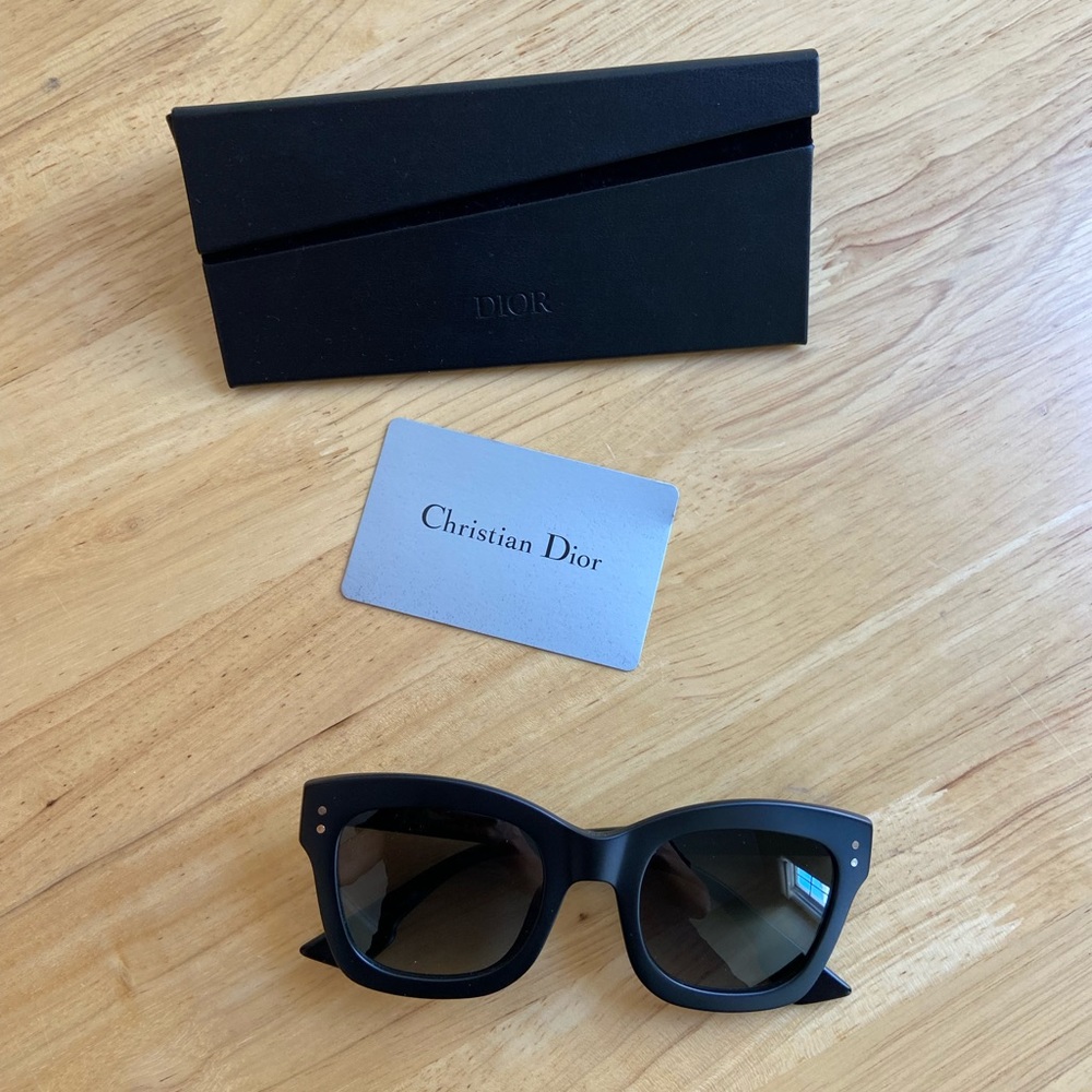 Christian Dior Wayfarer Sunglasses in Matte Black